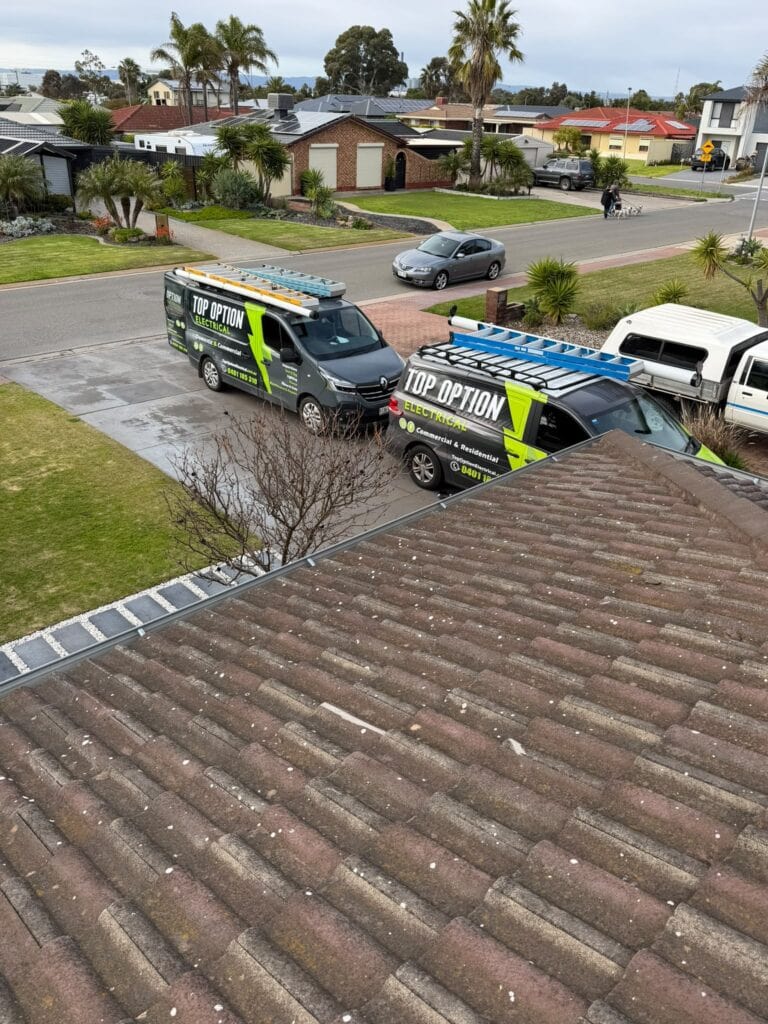Top Option Electrical service vans in Adelaide