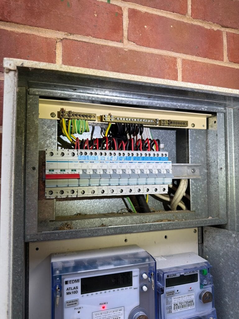 Residential electrical switchboard in an Adelaide home